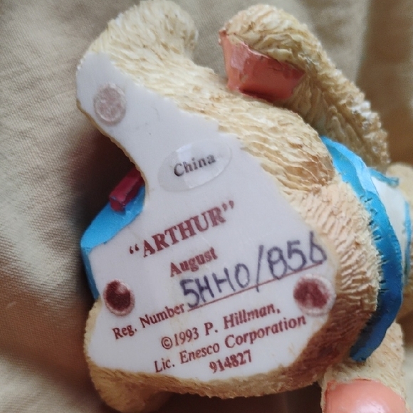 Jack by BB Dakota Teddy Bear Set - Cream and Blue - Picture 5 of 6